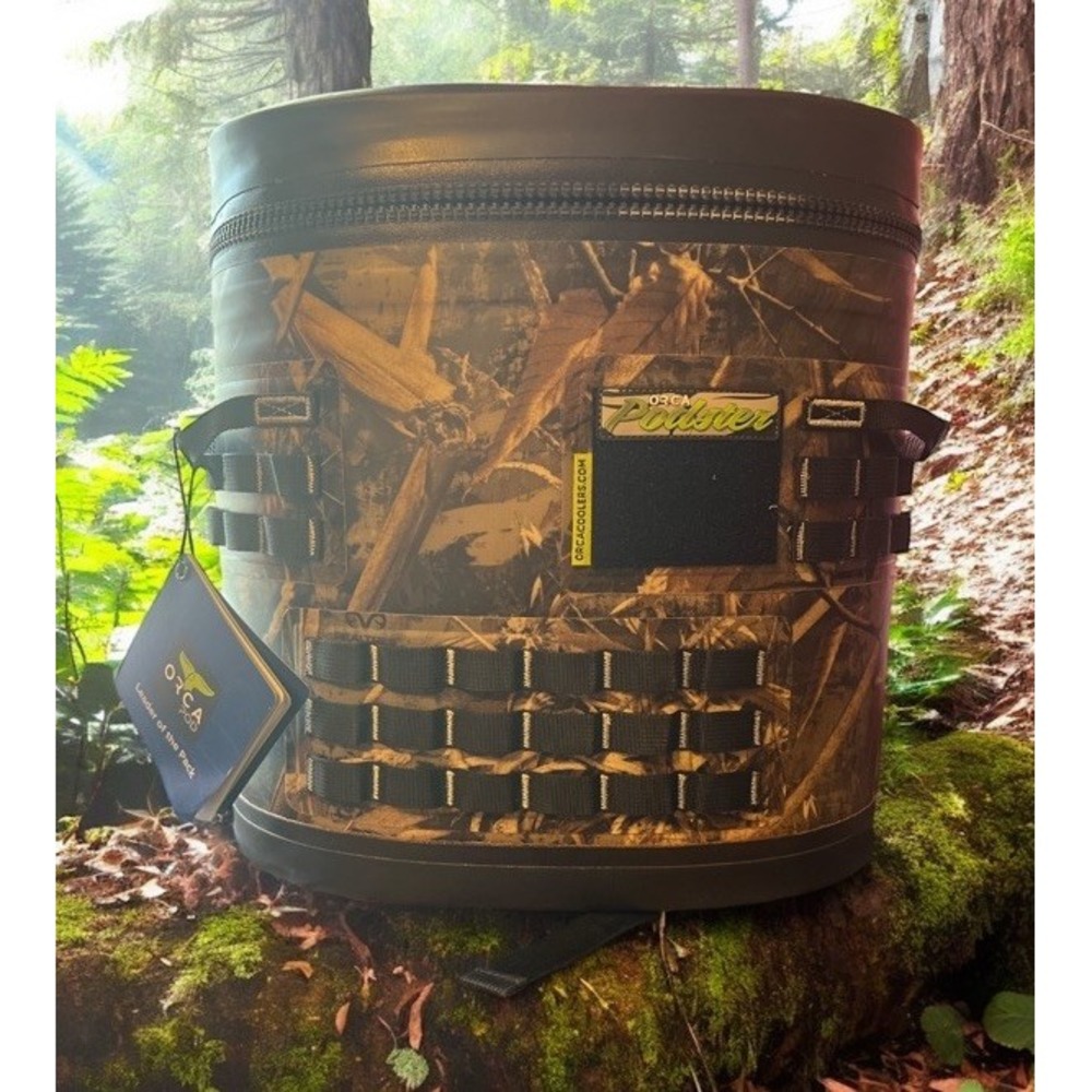 ORCA‎ Podster MAX 5 Camo Backpack Cooler TIZIP Leakproof Hunting Fishing Gear